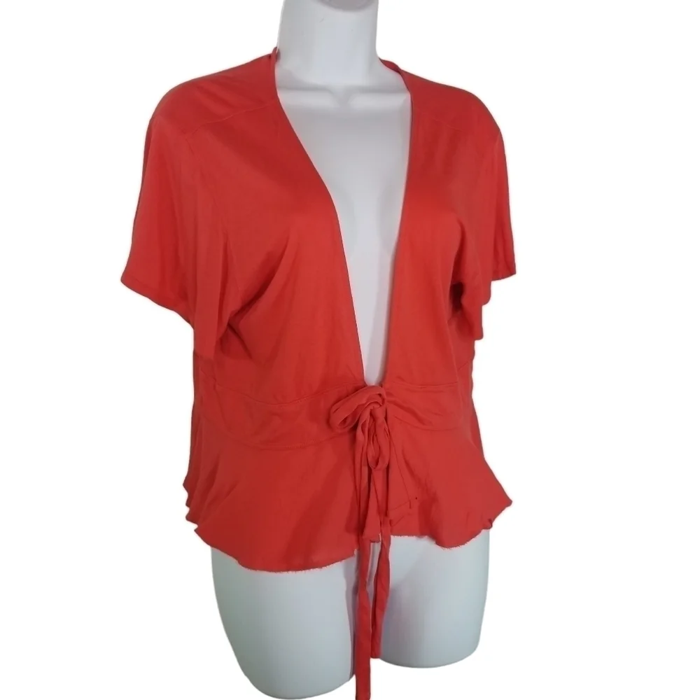 We the free people knot me front tie blouse